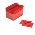 Biglietto + busta Favini 9x14 rosso