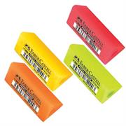 Gomma FABER-CASTELL fantasia a formadi prisma fluorescente