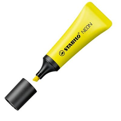 Evidenziatore stabilo neon giallo