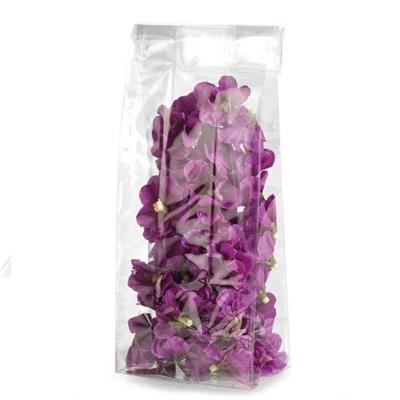 Sacchetti trasparenti crystal 6x20x5 fondo quadro