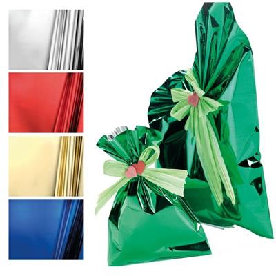 Busta confezione regalo metal 20x35 oro
