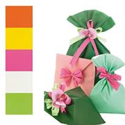 Busta regalo in ppl perla mat 35x50cm assortimento 5 colori
