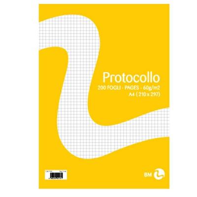 FOGLI PROTOCOLLO A4 60gr 20fg 5mm BM
