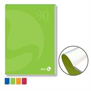 BLOCCO NOTES COLLATO lato corto A4 90gr 80fg bianco copertina 25