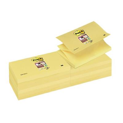 BLOCCO 90foglietti Post-itÂ®Super Sticky Z-Notes Canaryâ„¢76x127