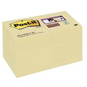 BLOCCO 90foglietti Post-itÂ®Super Sticky Giallo Canaryâ„¢ 47,6x4