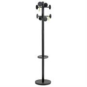 APPENDIABITI A 8 POSTI 175cm NERO STAN3 Alba