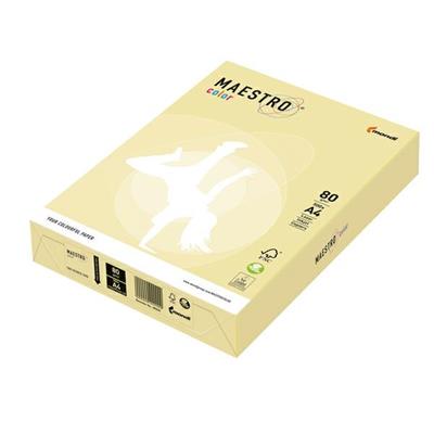 CARTA MAESTRO COLOR A4 210x297mm 80gr 500fg GIALLO TENUE YE23 MO