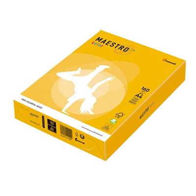 CARTA MAESTRO COLOR A4 210x297mm 160gr 250fg GIALLO FORTE IG50 M