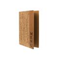 Porta menù A4 24x34cm sughero design con 1 inserto doppio