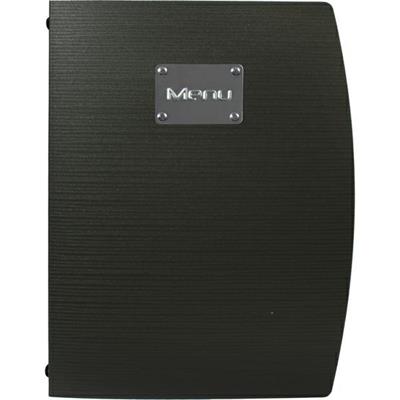 Porta menù A4 24x34cm nero Rio con 1 inserto doppio