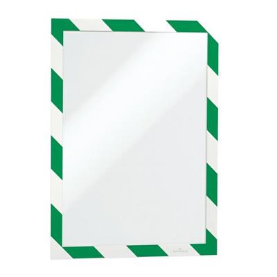 CORNICE ADESIVA RIMOVIBILE-MAGNETICA 210x297mm VERDE-BIANCO DURA