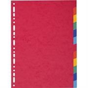 SEPARATORE A4 A 12TACCHE in CARTONCINO RICICLATO 220gr FOREVER