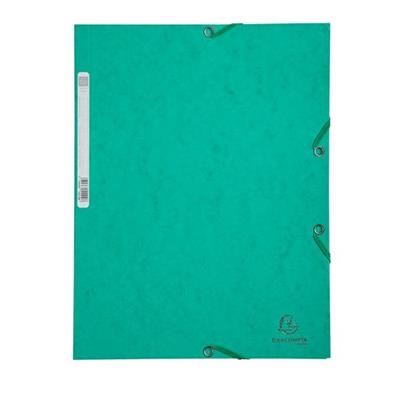Cartella c/elastico 24x32 verde Exacompta 425gr