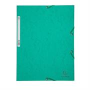 Cartella c/elastico 24x32 verde Exacompta 425gr