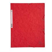 Cartella c/elastico 24x32 rosso Exacompta 425gr