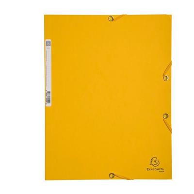 Cartella c/elastico 24x32 giallo Exacompta 425gr