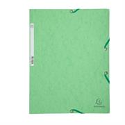 Cartella c/elastico 24x32 verde tiglio Exacompta 425gr
