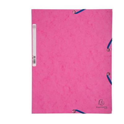 Cartella c/elastico 24x32 rosa Exacompta 425gr