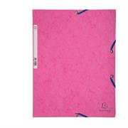 Cartella c/elastico 24x32 rosa Exacompta 425gr