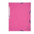 Cartella c/elastico 24x32 rosa Exacompta 425gr