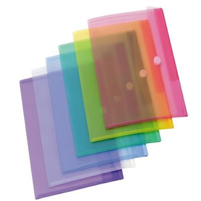 Buste con bottone in velcro Tarifold a4 assortite 510209 cf.12