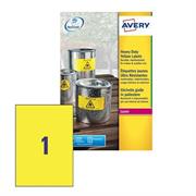 Et. Laser a4 poliestere giallo L6111-20 conf.20