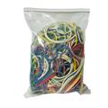 10 SACCHETTI da 100g di ELASTICO GOMMA MISURE e COLORI ASSORT. M