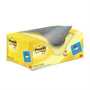 Blocco post it 653 38x51 giallo canary value pack 16+4 omaggio