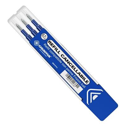 Refill sfera cancellabile osama 0.7 blu 3pz