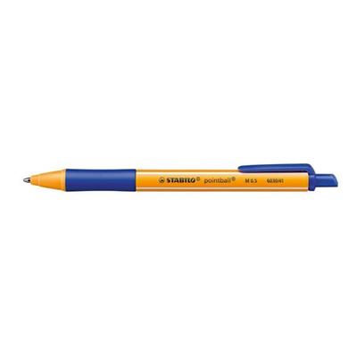 Penna a sfera a scatto POINTBALLÂ® GREEN STABILO 0,5mm blu