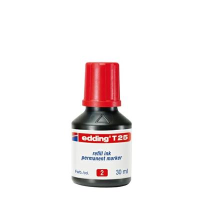 Inchiostro per marcatore Edding rosso 30ml