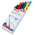 Astuccio 10 marcatore permanente EDDING 400 punta conica col.ass