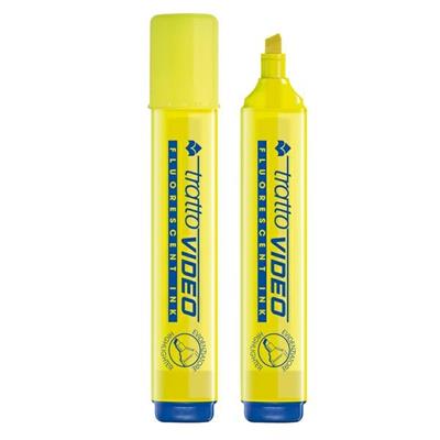 Evidenziatore Tratto Video giallo