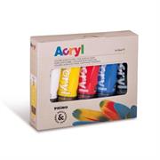 Scatola 5 tubi primari PRIMO acrilici 75ml.