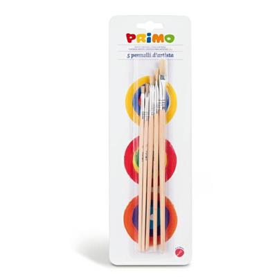 Blister 5 pennelli artisti PRIMO quadri