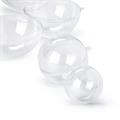SFERA APRIBILE in POLISTIRENE TRASPARENTE Ã¸140mm RI.PLAST