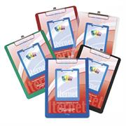 PORTABLOCCO A4 IN PPL CON MOLLA IN METALLO TRASPARENTE