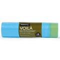 15 SACCHI RIFIUTI 50X60CM-30Lt 15Âµ AZZURRO c/maniglie VoilA'