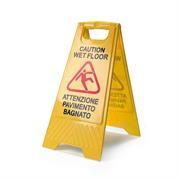 Cartello segnalatore pavimento bagnato 30x62
