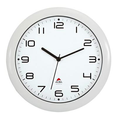 Orologio da parete Hornew diametro 30cm bianco Alba