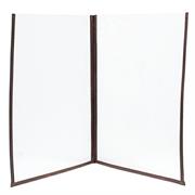 Set 3 Porta Menu' Crystal BR2 DOPPIO (per 4 FOGLI A4)