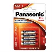 Batteria Panasonic ministilo AAA 1.5v pro power alkaline 4pz