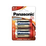 Batteria Panasonic torcia D 1.5 v pro power alkaline 2pz