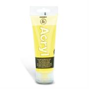 COLORE ACRILICO FINE tubo da 75ml GIALLO FLUO