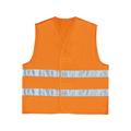 GILET ALTA VISIBILITA' ARANCIO FLUO Tg. L