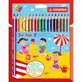 Stabilo trio maxi colori a matita 18pz