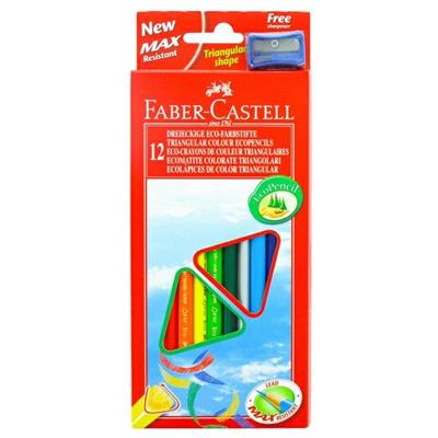 Pastelli faber-castell triangolari ECO 12pz
