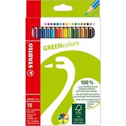 Matite Stabilo GREENcolors 18 pz
