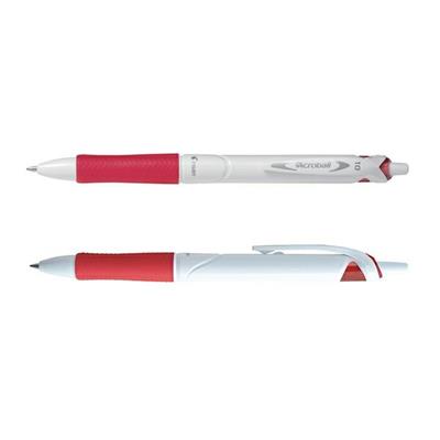 Penna a sfera scatto ACROBALL PURE WHITE Begreen 1,0mm rosso PIL